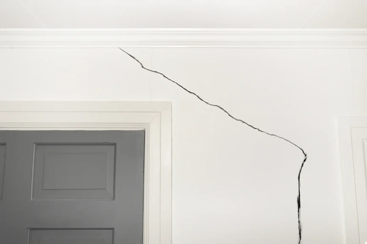 Pereți înainte de consolidare - Floreasca