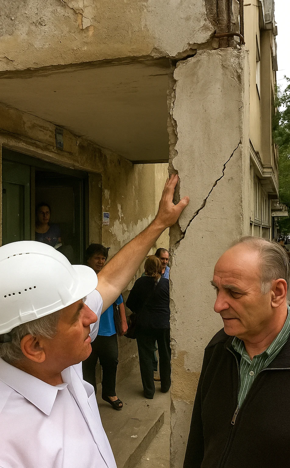 Bloc Sector 3 înainte de consolidare